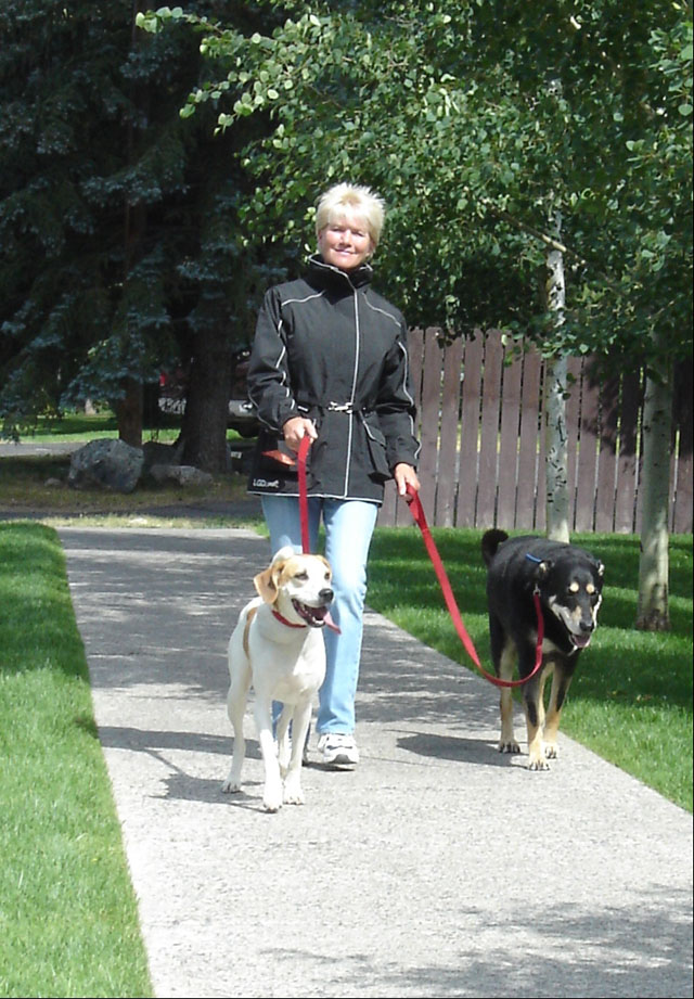 Chilly spring day walking in the LGD light shell jacket!